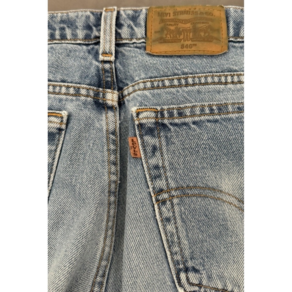 Levi's 540 Jeans Mens 33x30 Blue Relaxed Fit Straight Levi Strauss Signature VGT - Picture 10 of 12